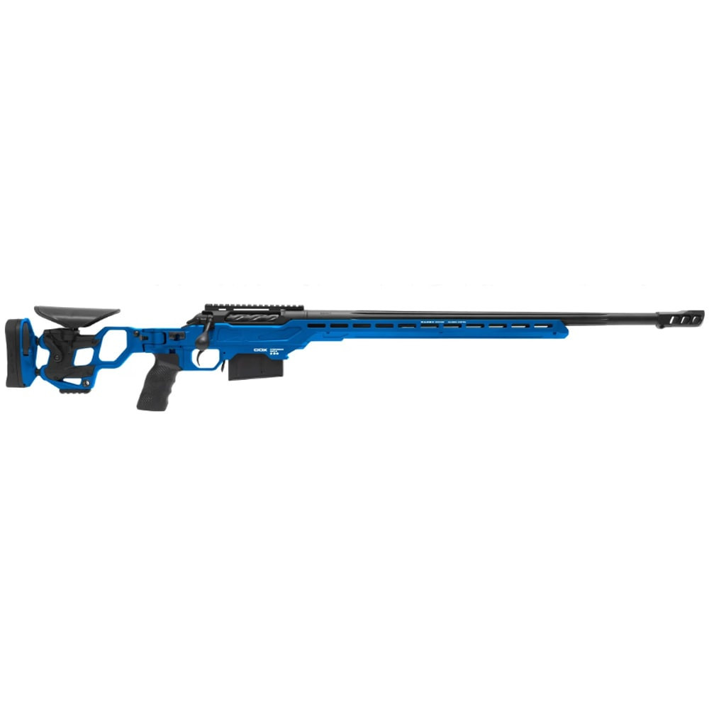 Cadex Defense CDX-R7 SPTR SA .308 Win 20" 1:10" Sporter Bbl Hybrid NRA Blue/Black Rifle w/Hunting-Style MB CDXR7-SPTR-308-20-DI00-D4E1N-HNR - Cadex Defense