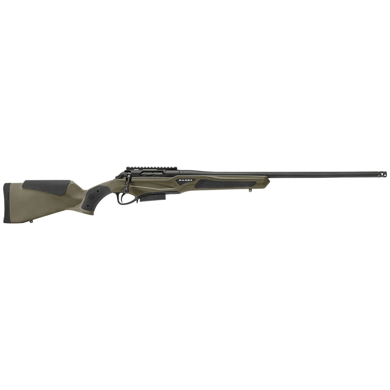 Cadex Defense CDX-R7 SPTR SA .308 Win 20" 1:10" Sporter Bbl Hybrid OD Green/Black Rifle w/Hunting-Style MB CDXR7-SPTR-308-20-DI00-D4E1N-HOD - Cadex Defense