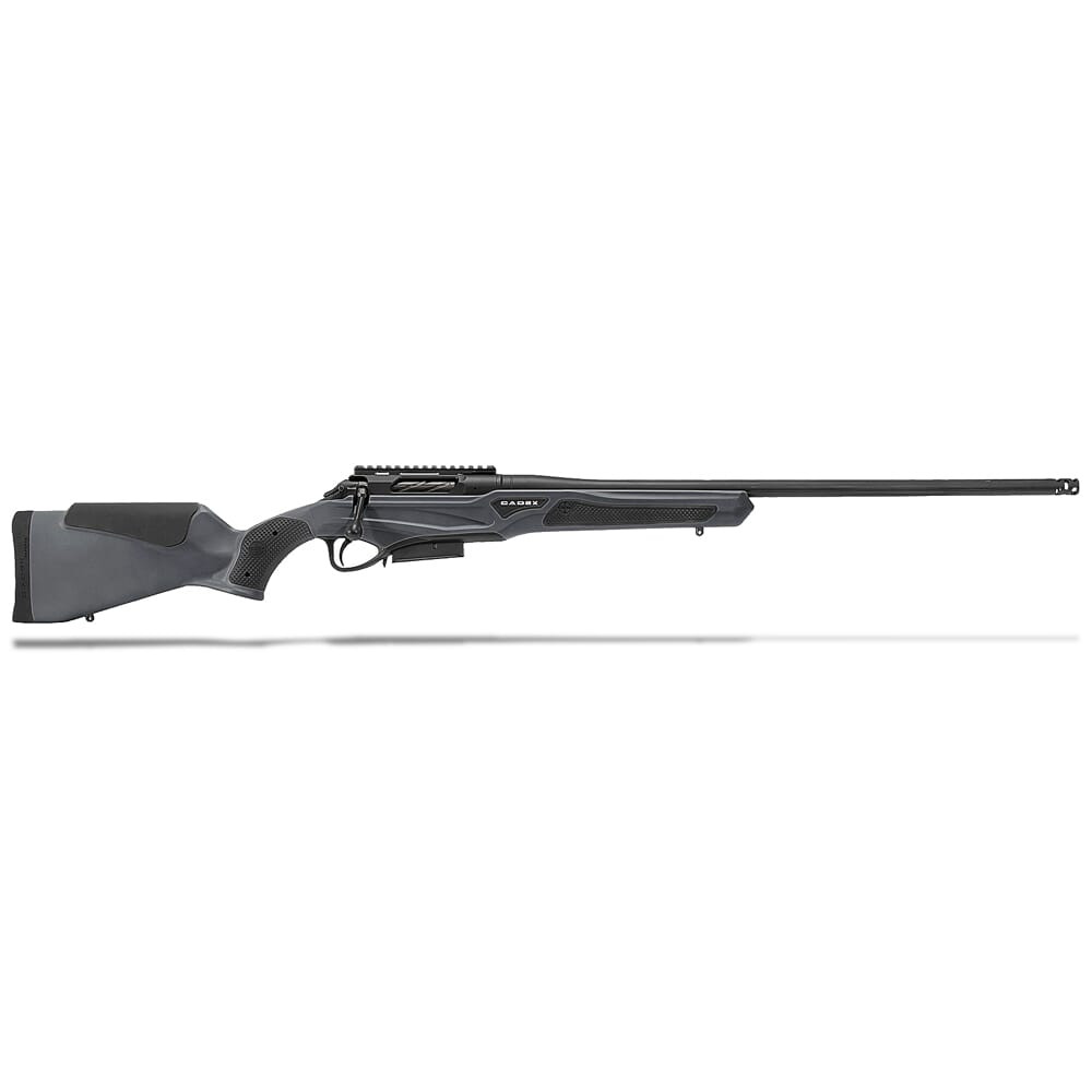Cadex Defense CDX-R7 SPTR LA .338 Lapua Mag 26" 1:9.5" Sporter Bbl Hybrid Grey/Black Rifle w/Hunting-Style MB CDXR7-SPTR-338-26-DI00-D4D1N-HGB - Cadex Defense