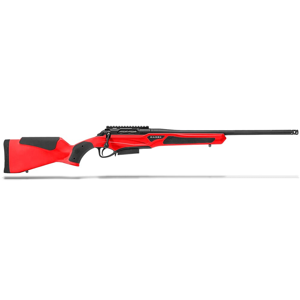 Cadex Defense CDX-R7 SPTR SA 6.5 Creedmoor 24" 1:8" Sporter Bbl Hybrid USMC Red/Black Rifle w/Hunting-Style MB CDXR7-SPTR-6.5-24-DI00-D4B1N-HUS - Cadex Defense