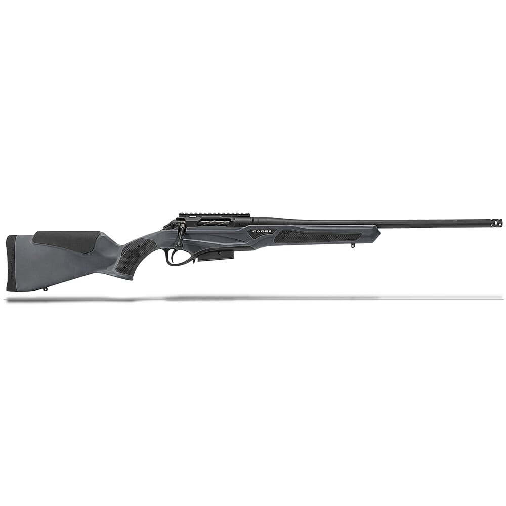 Cadex Defense CDX-R7 SPTR SA 6.5 PRC 24" 1:8" Sporter Bbl Hybrid Grey/Black Rifle w/Hunting-Style MB CDXR7-SPTR-6PR-24-DI00-D4B1N-HGB - Cadex Defense
