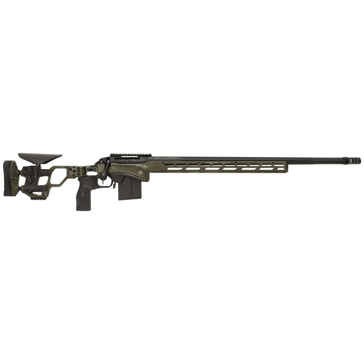 Cadex Defense CDX-SS SEVEN S.T.A.R.S. PRO 6.5 Creedmoor 26" 1:8" Bbl Hybrid OD Green/Black Rifle w/Hunting-Style MB CDXSS-PRO-6.5-26-CS20-D2B1N-HOD - Cadex Defense