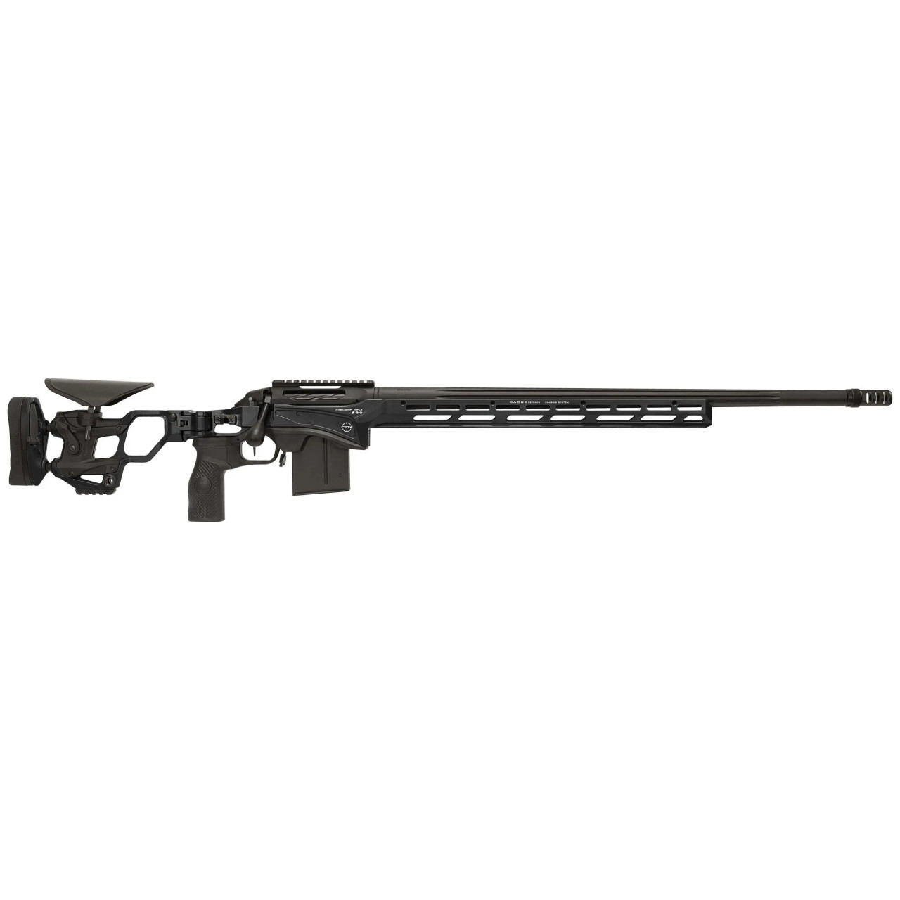 Cadex Defense CDX-SS SEVEN S.T.A.R.S. PRO 6mmBR Norma 26" 1:7.5" Bbl Black Rifle w/Hunting-Style MB CDXSS-PRO-6BR-26-CS20-D2A1N-BLK - Cadex Defense
