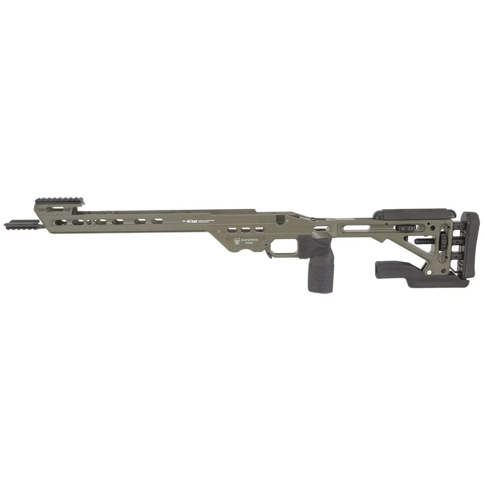 MasterPiece Arms Remington LA LH MC Dark Green Competition Chassis COMPCHASSISREMLA-GRN-LH-21 - Masterpiece Arms