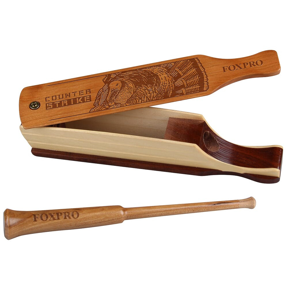 FOXPRO Counter Strike 2-in-1 Turkey Hand Call CSBOX-SLATE - FOXPRO