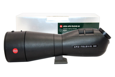 Leica APO Televid Angle 82mm Spotting Scope Body, demo in excellent condition #40121. Item #DB240