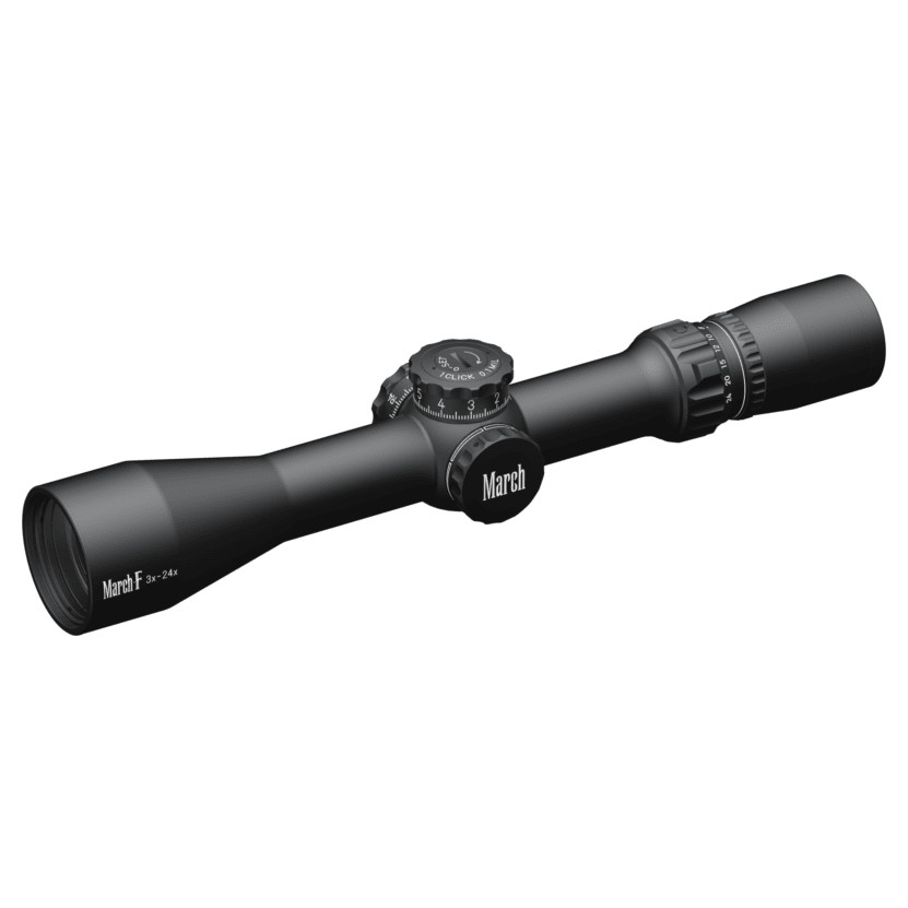 March Scopes March F Tactical 3-24x42 FML-1 Reticle 0.1MIL FFP Riflescope D24V42FML - March Scopes