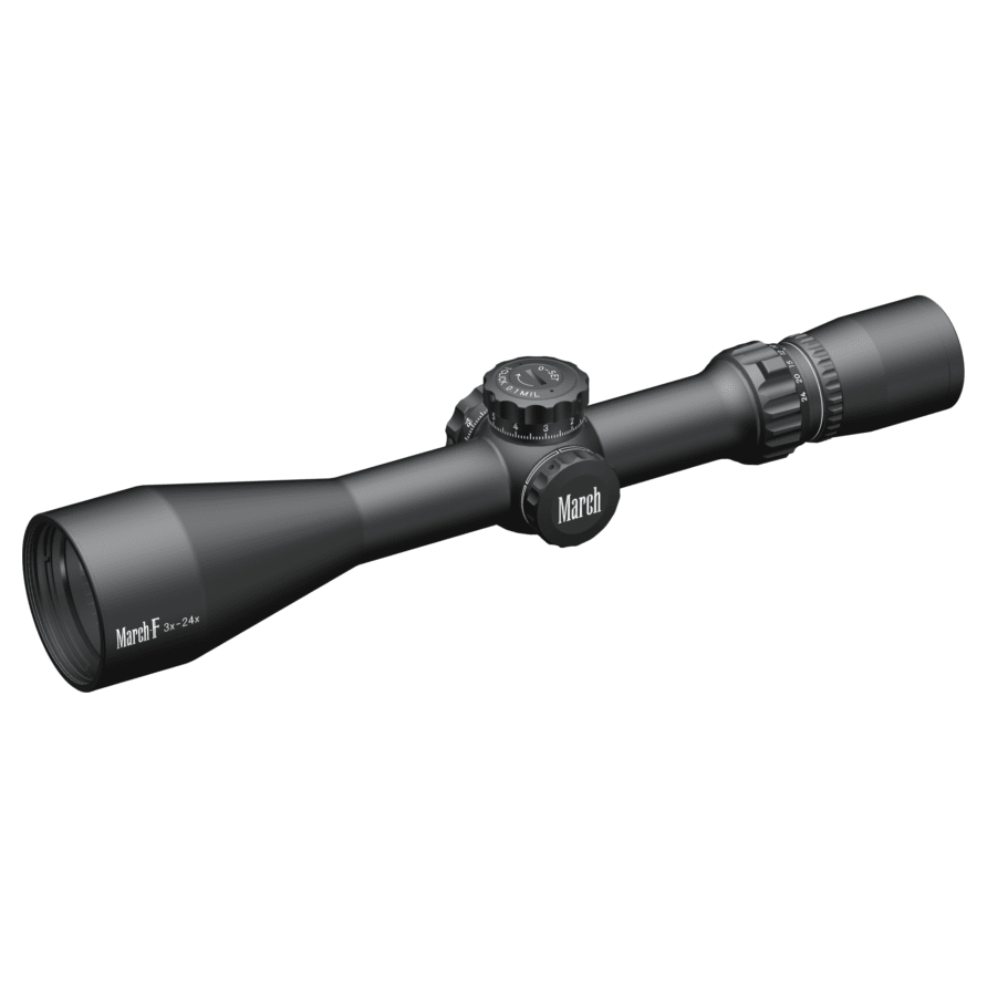 March Scopes March F Tactical 3-24x52 FML-1 Reticle 0.1MIL FFP Riflescope D24V52FML