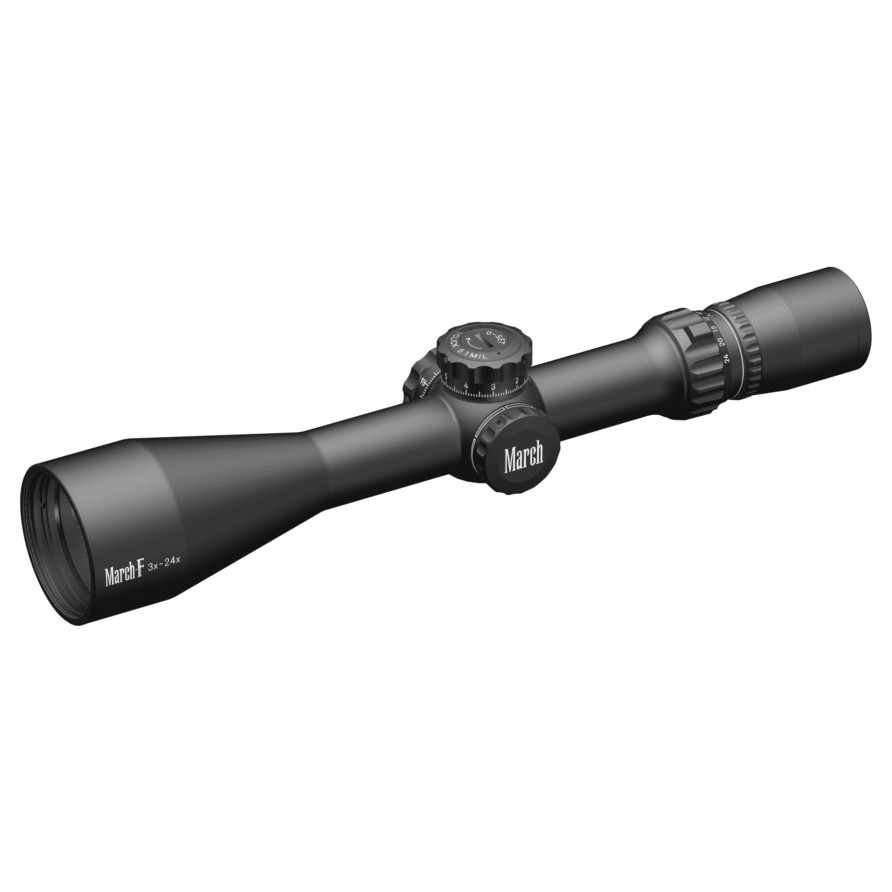March Scopes March F Tactical 3-24x52 FML-1 Reticle 0.1MIL FFP Riflescope D24V52FML - March Scopes