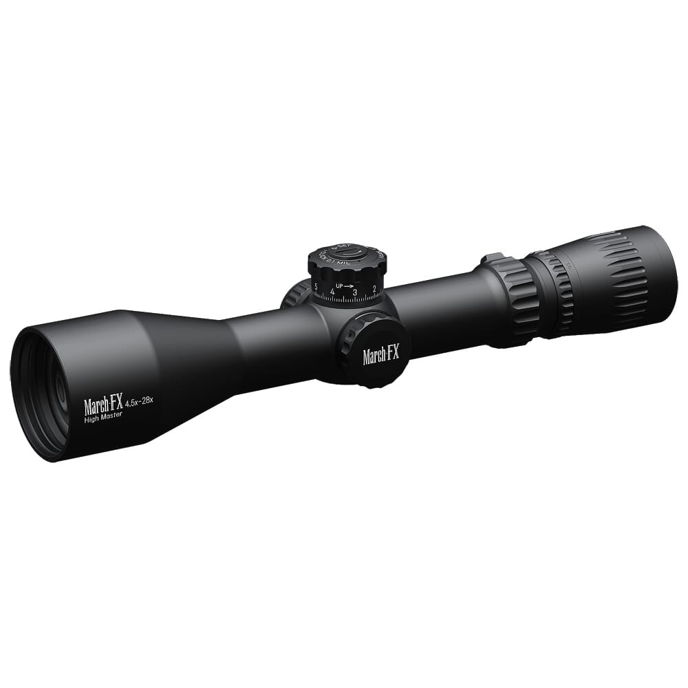 March Scopes March FX Tactical 4.5x-28x52 FML-LDK Reticle 0.1MIL Riflescope D28HV52WFML-FML-LDK - March Scopes
