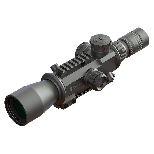 March Scopes March Genesis Tactical 4-40x52G FML-3 Reticle 0.05 Mil Illuminated FFP Riflescope D40V52GFIML