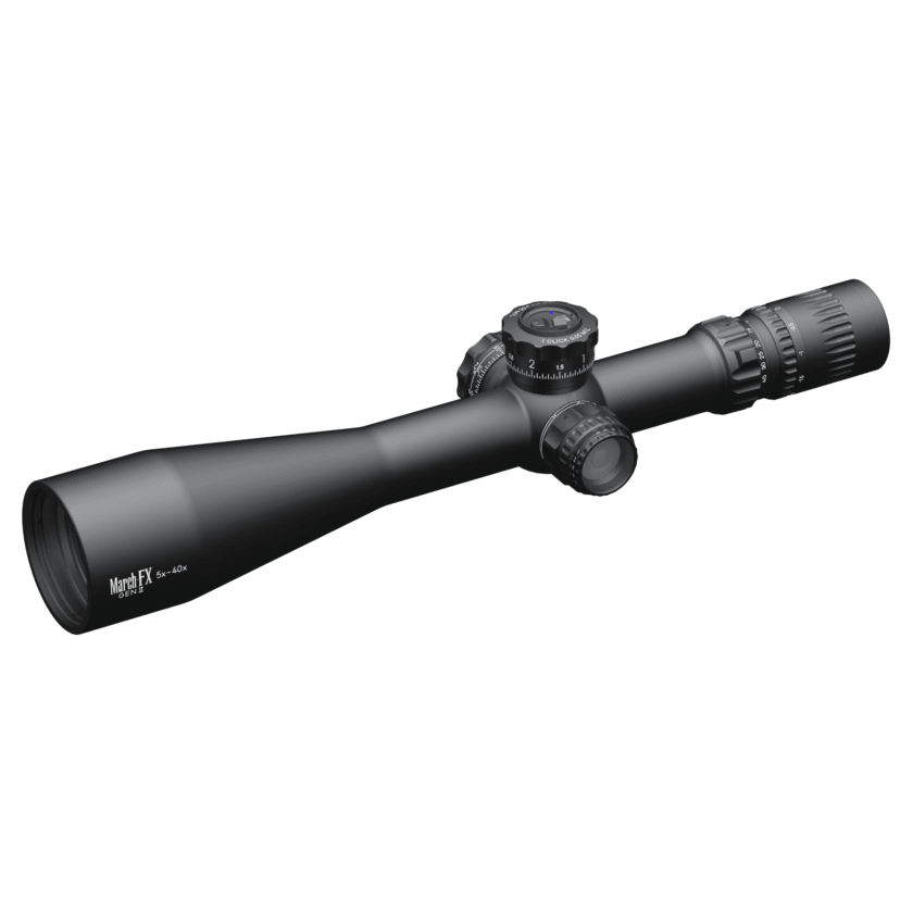 March Scopes March FX Tactical Gen II 5x-40x56 FML-1 Reticle 0.05 MIL Illuminated FFP Riflescope D40V56FIML-G2-FML-1