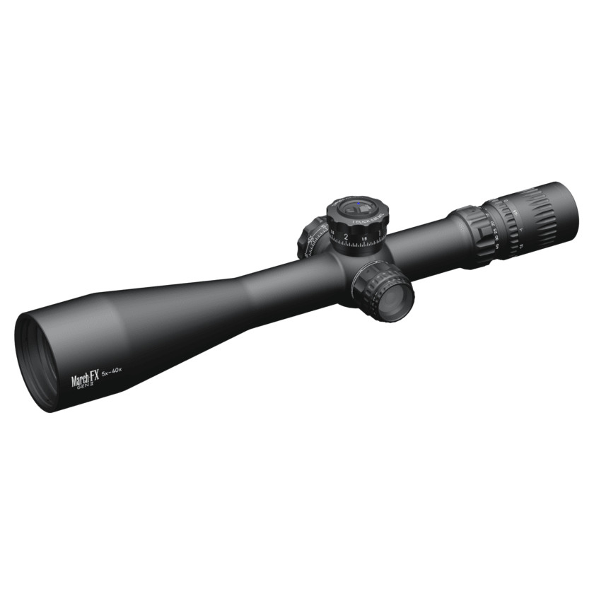 March Scopes March FX Tactical Gen II 5x-40x56 FML-1 Reticle 0.05 MIL Illuminated FFP Riflescope D40V56FIML-G2-FML-1 - March Scopes