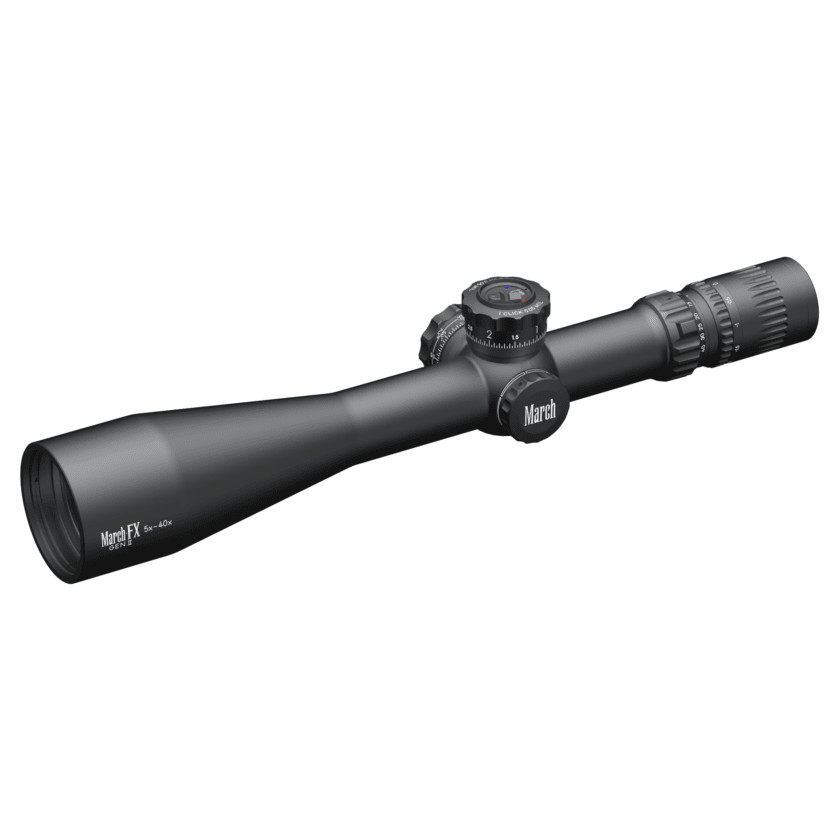 March Scopes March FX Tactical Gen II 5x-40x56 FML-1 Reticle 0.05 MIL FFP Riflescope D40V56FML-G2-FML-1 - March Scopes