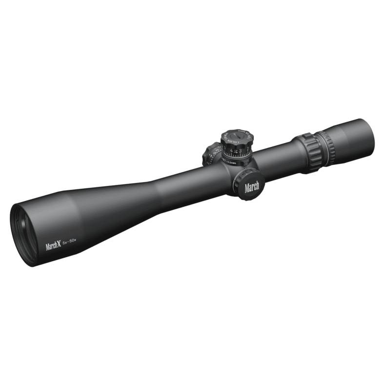 March Scopes March X Tactical 5-50x56 CH Reticle 1/8MOA Riflescope D50V56T