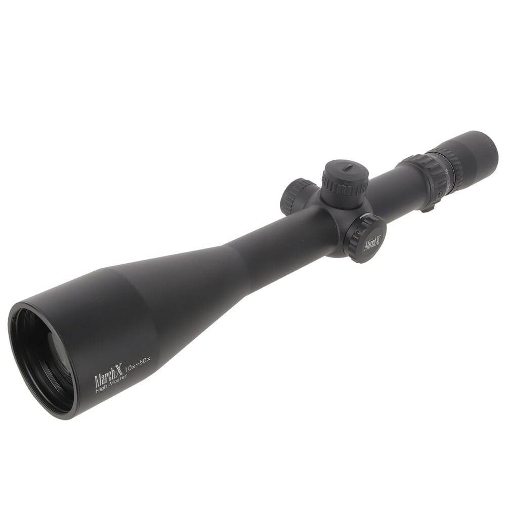 March Scopes March High Master 10-60x56 MTR-FT Reticle 1/8 MOA Riflescope D60HV56LM-MTR-FT
