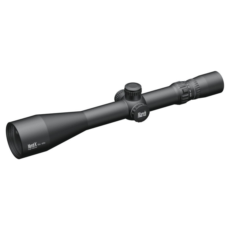 March Scopes March X "High Master" 10-60x56mm MTR-RTM Reticle 1/8 MOA Riflescope D60HV56LM-MTR-RTM - March Scopes