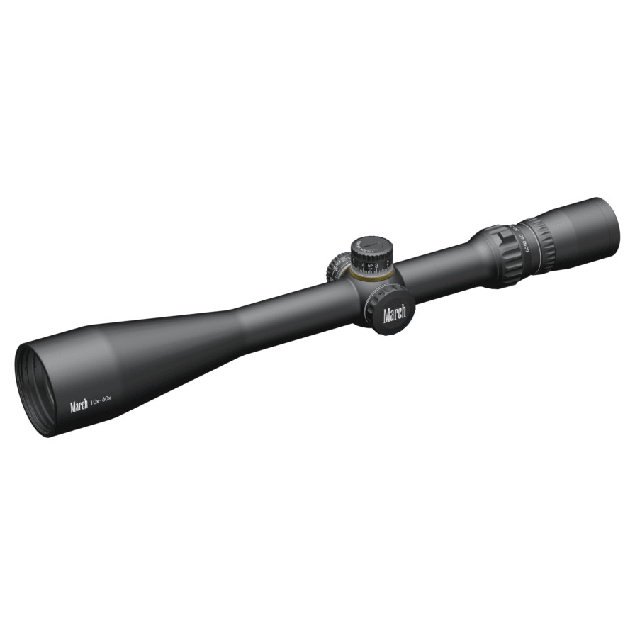 March Scopes March 10-60x52 MTR-5 Reticle 1/8MOA Riflescope D60V52LM - March Scopes