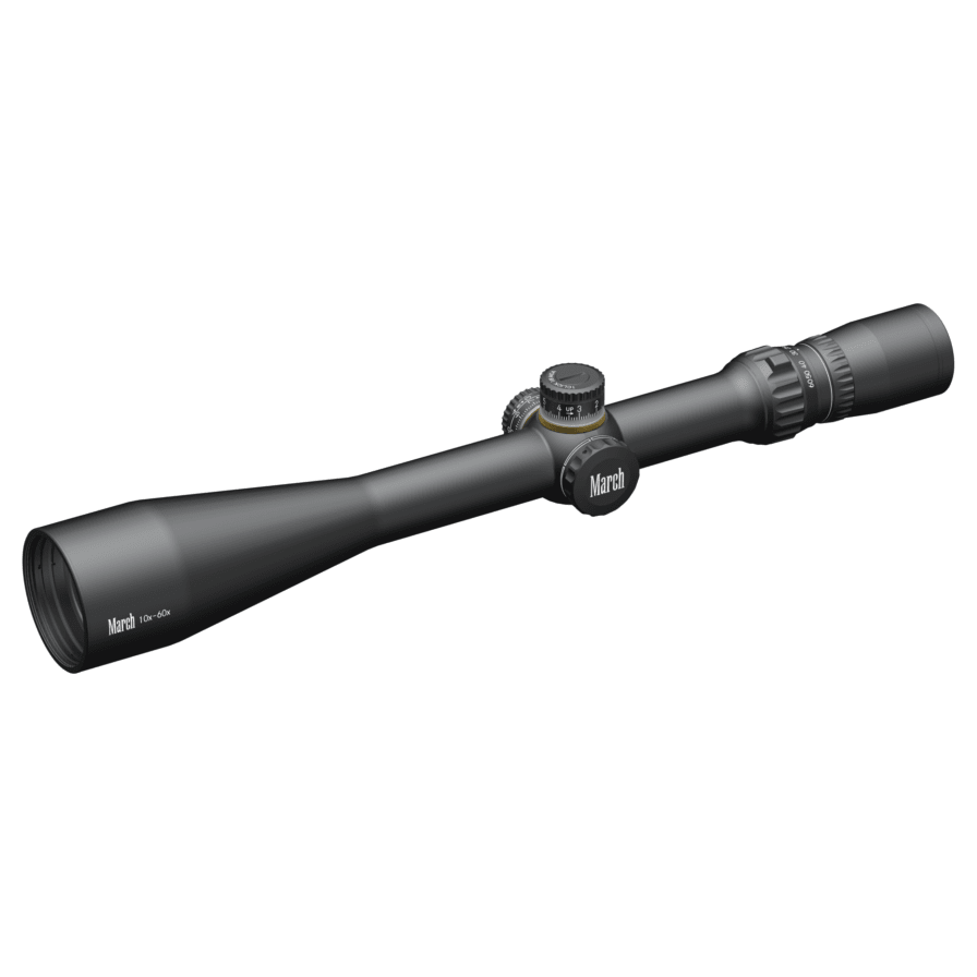 March Scopes March 10-60x52 MTR-FT Reticle 1/8MOA Riflescope D60V52LM