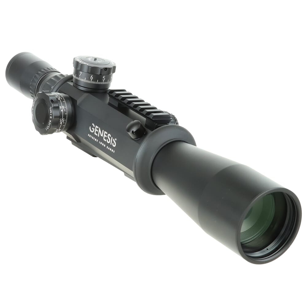 March Scopes March Genesis Tactical 6x-60x56 FML-MT Reticle 0.1 MIL Illuminated FFP Riflescope D60V56GFIML10-FML-MT