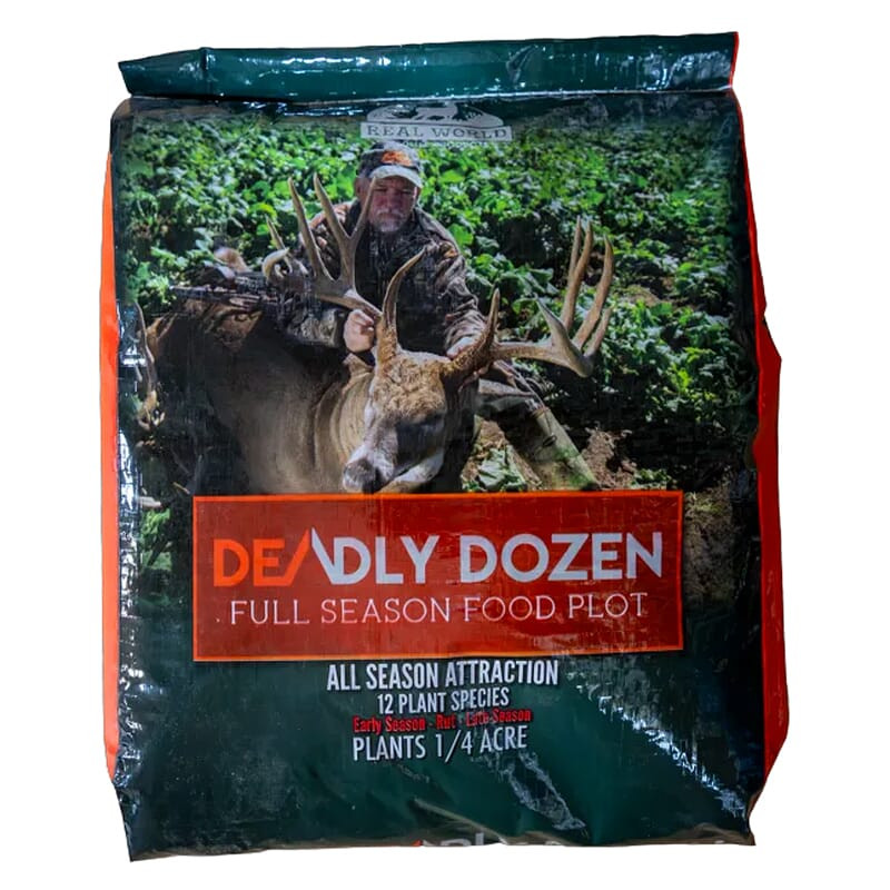 Real World Wildlife Products Deadly Dozen 1/4 Acre, 12.5lb Bag DEADLY-DOZEN-12.5LB - Real World Wildlife Products