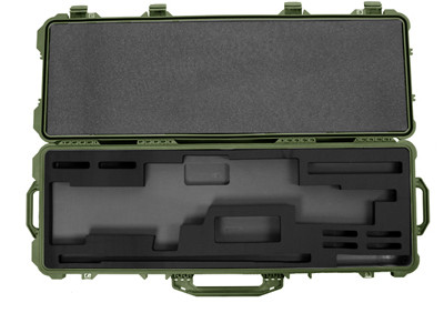 Pelican custom hard case for Desert Tech SRS OD Green - Desert Tech