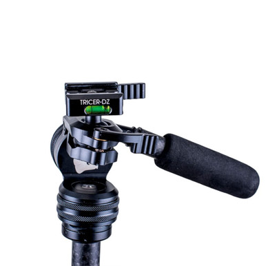 Tricer DZ Tripod Panhead w/Large Lever Lock DZ-PAN-2 in Black - Tricer