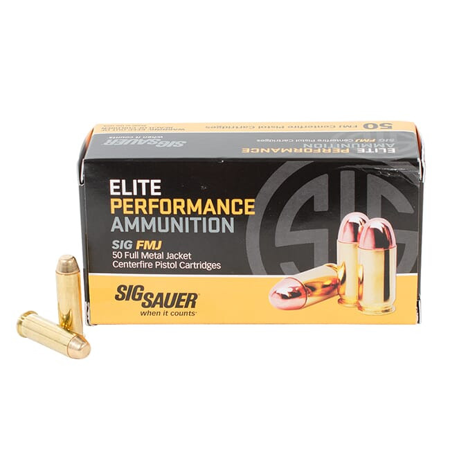 Sig Sauer Ammo .38 Special 125gr Elite Ball FMJ 50/Box E38SB1-50 - Sig Sauer