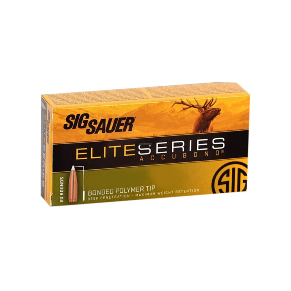 Sig Sauer Ammo 7mm Rem Mag 160gr Elite Accubond Hunting 20/Box E7RMAB160-20 - Sig Sauer