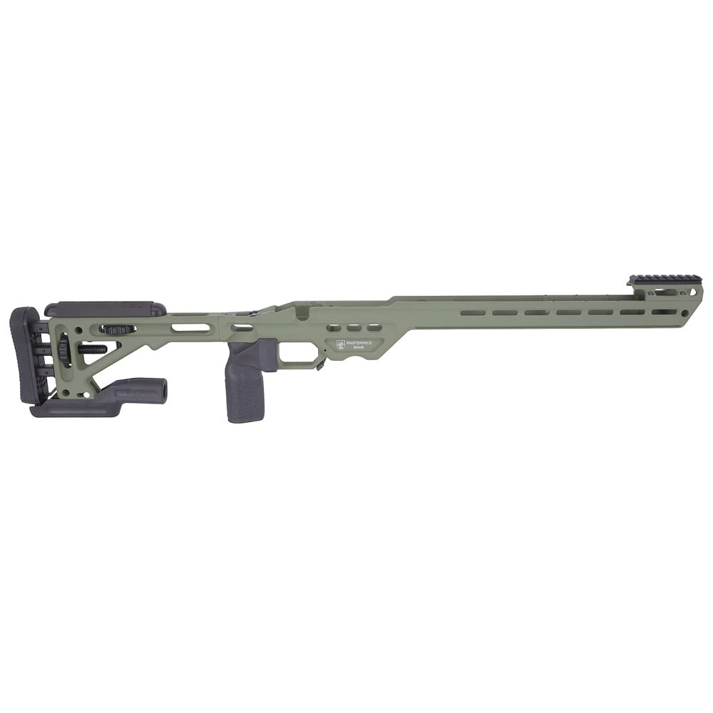 MasterPiece Arms Remington SA RH MC Dark Green Enhanced Sniper Rifle Chassis ESRCHASSISREMSA-GRN-RH-21 - Masterpiece Arms