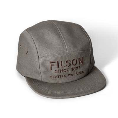 Filson 5-Panel Cap FIL30256-OliveGrey in Gray - Filson