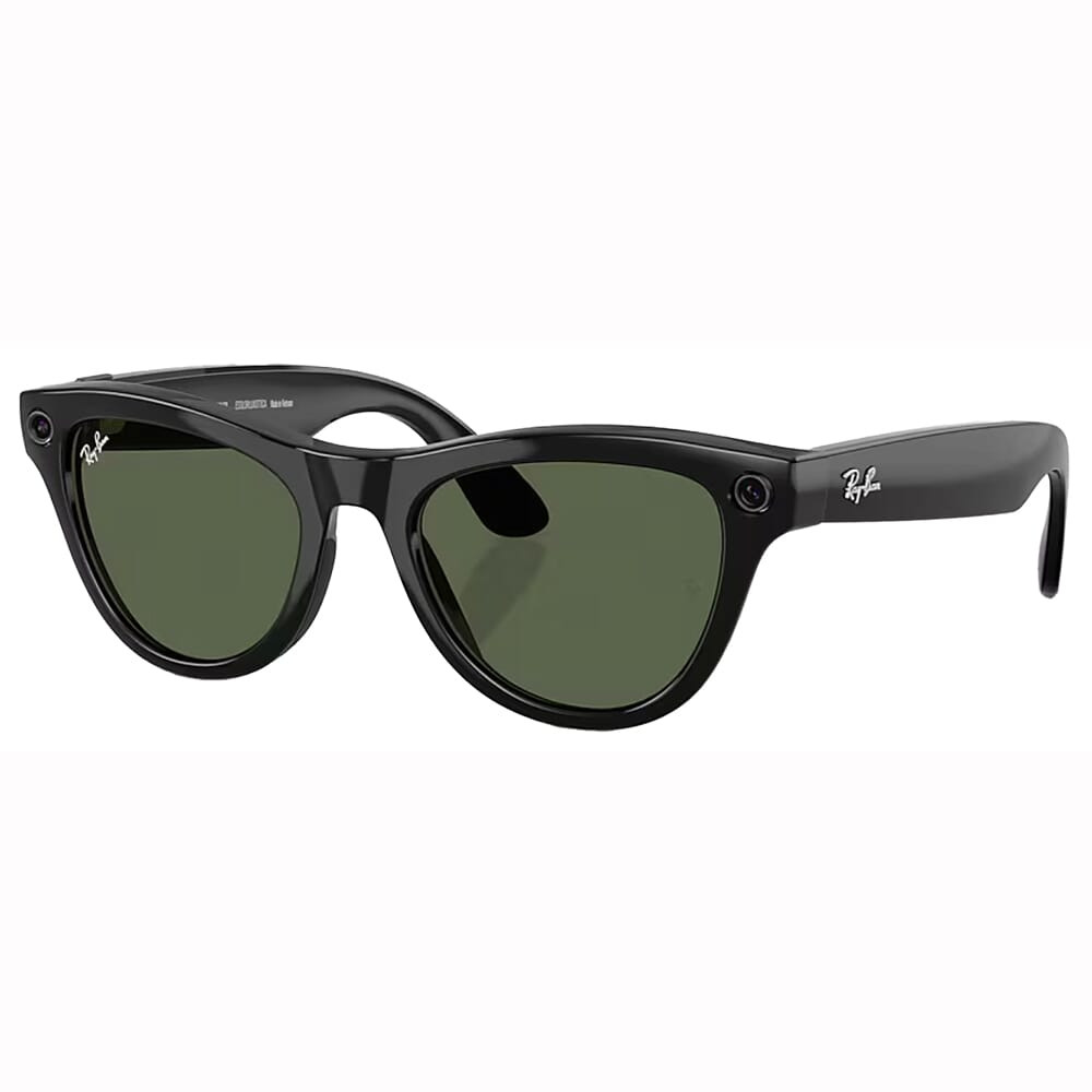 Ray-Ban Meta Skyler Shiny Black Polar G15 Green 0RW4010-601/9A - Ray-Ban