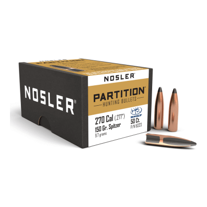 Nosler Partition P - 270 150g SP (50ct) Bullets 16323