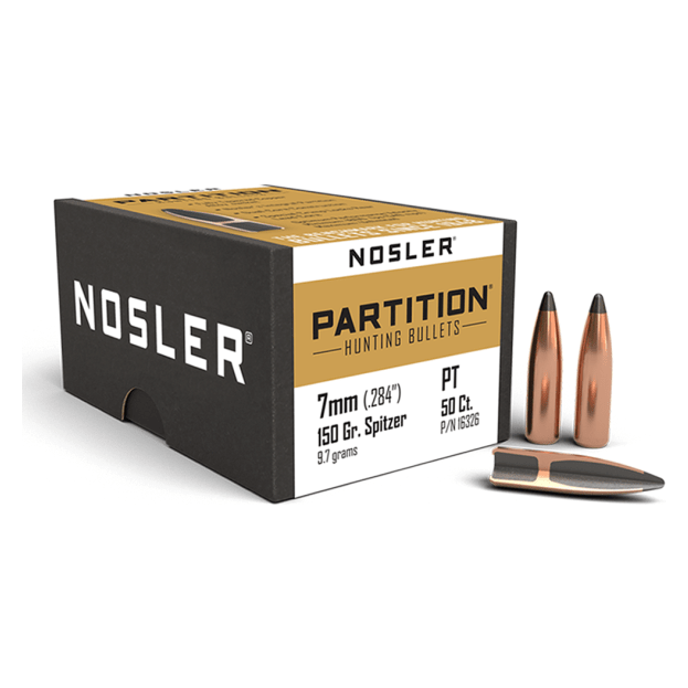 Nosler Partition P - 7mm 150g SP (50ct) Bullets 16326