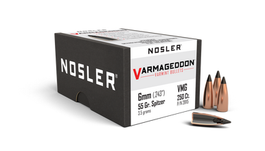 Nosler Varmageddon VG - 6mm 55g FB Tipped (250ct) Bullets 28115 - nosler
