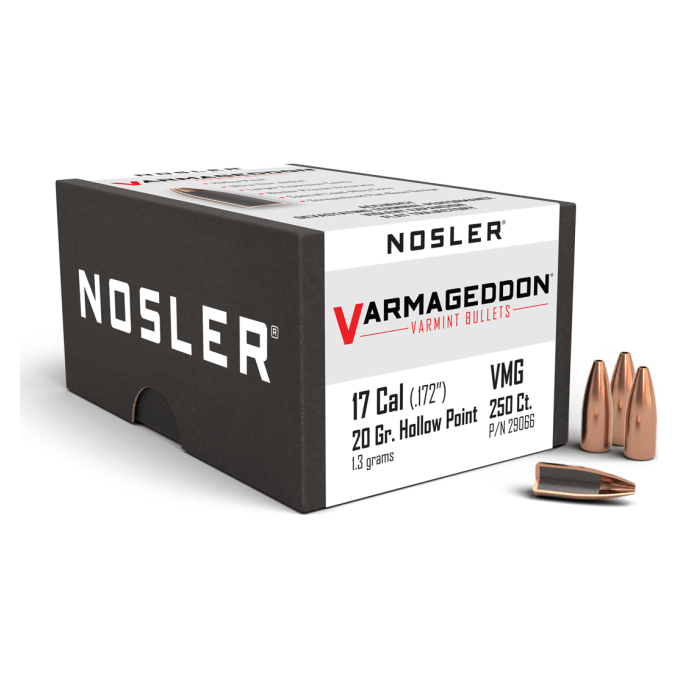 Nosler Varmageddon VG - 17 20g HPFB (250ct) Bullets 29066