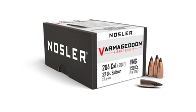 Nosler Varmageddon VG - 20 32g FB Tipped (250ct) Bullets 32851 - nosler