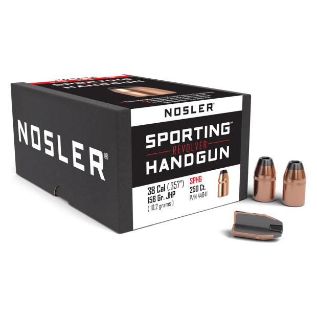 Nosler Hand Gun - Revolver HG - 38 158g JHP (.357") (250ct) Bullets 44841