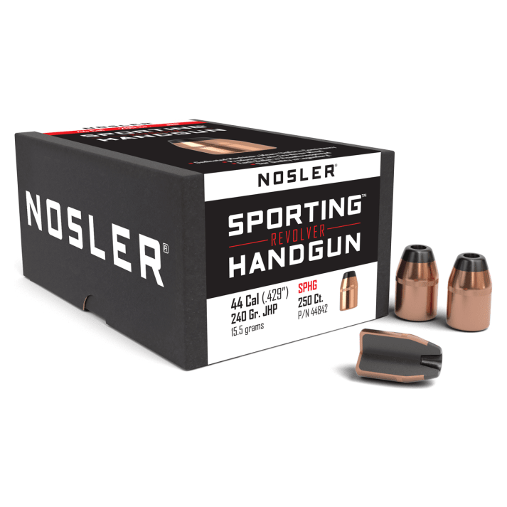 Nosler Hand Gun - Revolver HG - 44 240g JHP (.429") (250 bulk ct) Bullets 44842