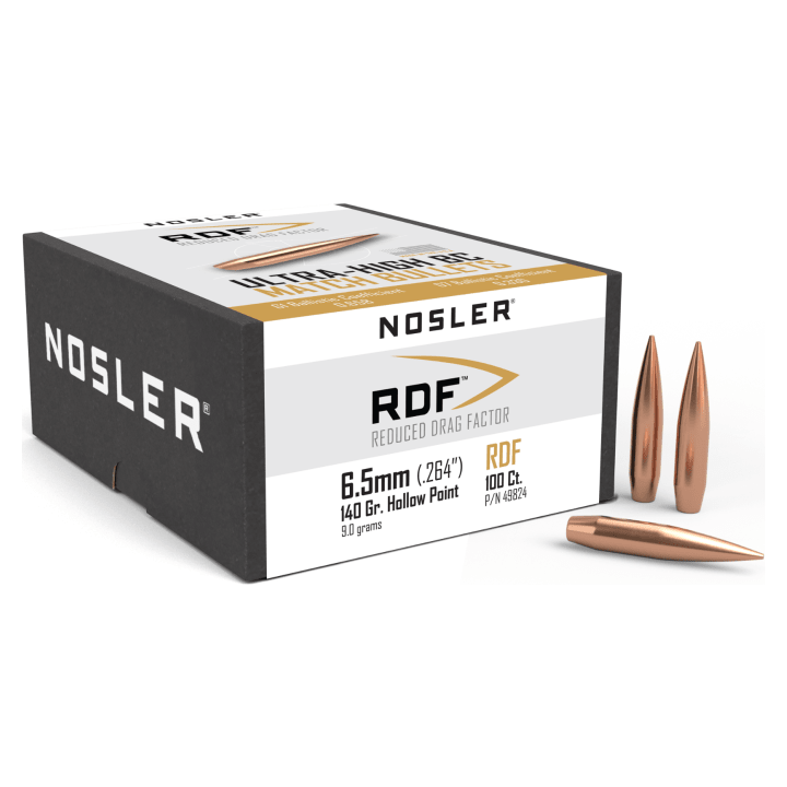 Nosler RDF RDF - 6.5mm 140g HPBT (100ct) Bullets 49824