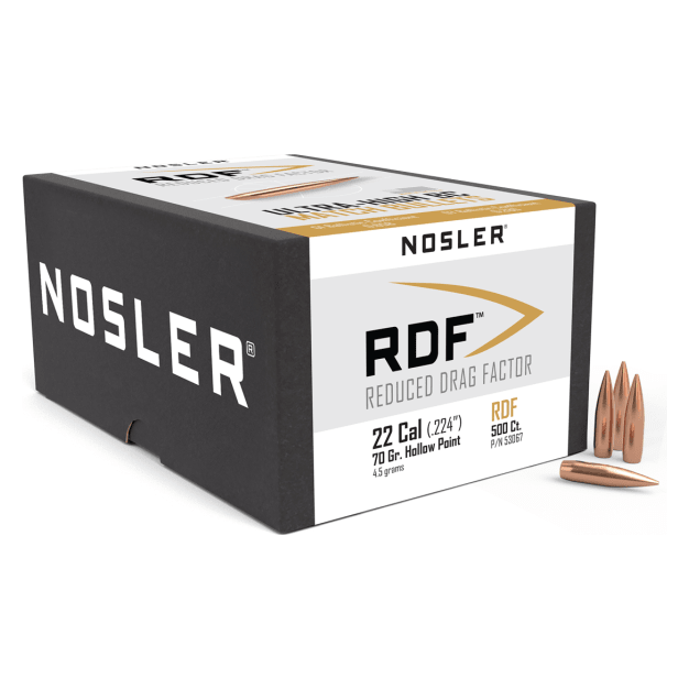 Nosler RDF RDF - 22 70g HPBT (500ct) Bullets 53067