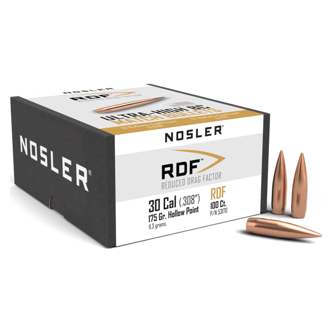 Nosler RDF RDF - 30 175g HPBT (100ct) Bullets 53170