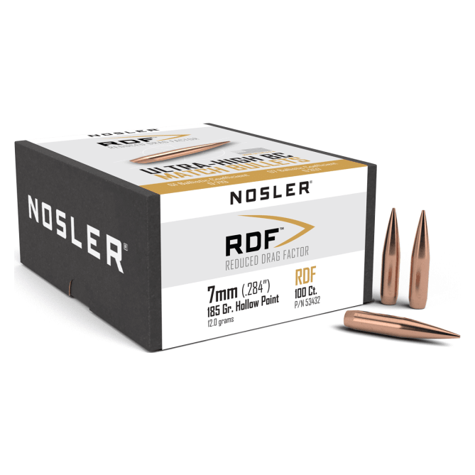 Nosler RDF RDF - 7mm 185g HPBT (100ct) Bullets 53432