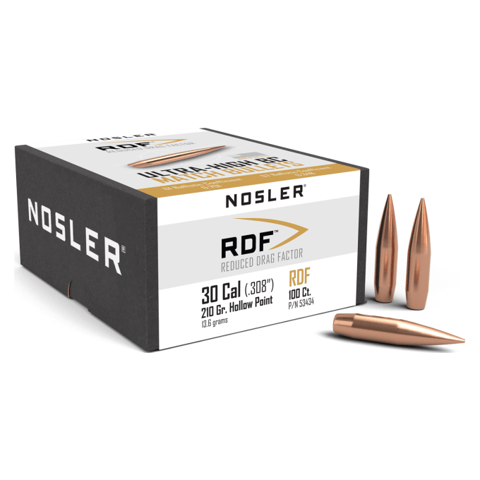Nosler RDF RDF - 30 210g HPBT (100ct) Bullets 53434