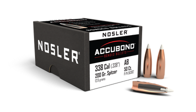 Nosler AccuBond AB - 338 200g SP (50ct) Bullets 56382 - nosler