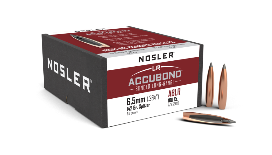Nosler AccuBond Long Range ABLR - 6.5mm 142g SP (100ct) Bullets 58922