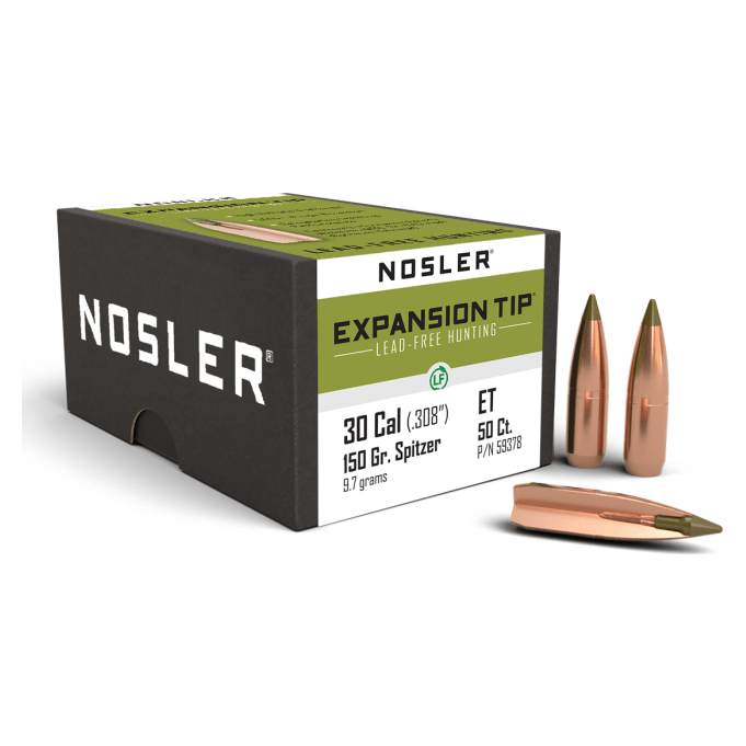 Nosler E-Tip ET - 30 150g SP b695 (50ct) Bullets 59378