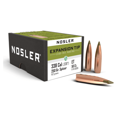 Nosler E-Tip ET - 338 250g SP b765 (50ct) Bullets 59385 - nosler