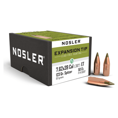 Nosler E-Tip ET - 7.62x39 123g SP BAND .640 (50ct) Bullets 59387 - nosler