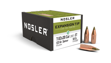 Nosler E-Tip ET - 7.62x39 123g SP BAND .640 (50ct) Bullets 59387 - nosler